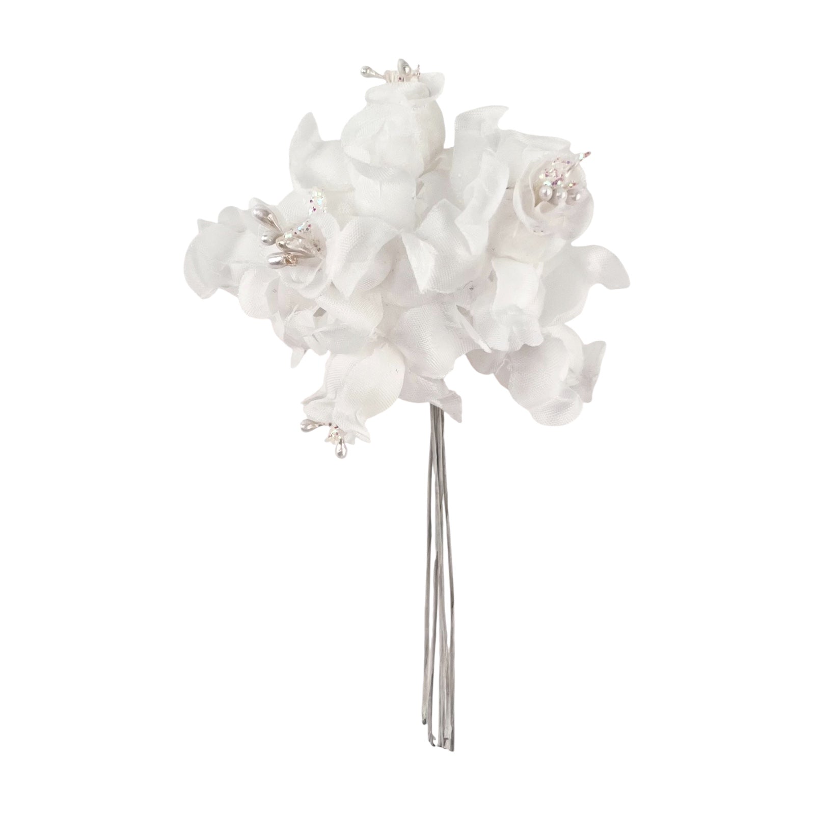 Vintage Bridal Flower Stem - White Bargain Basement