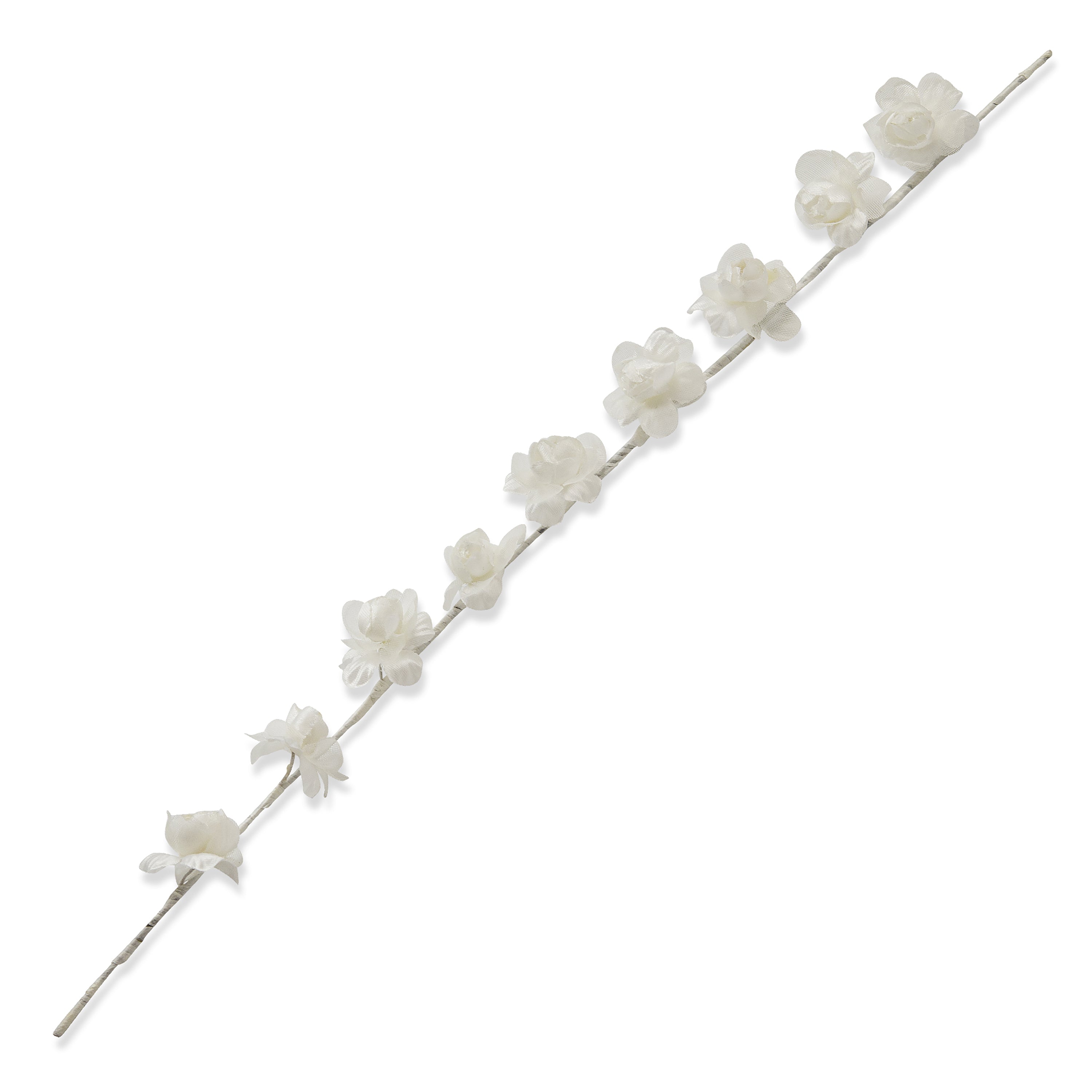 Vintage Bridal Rosebud Long Stem Floral Components