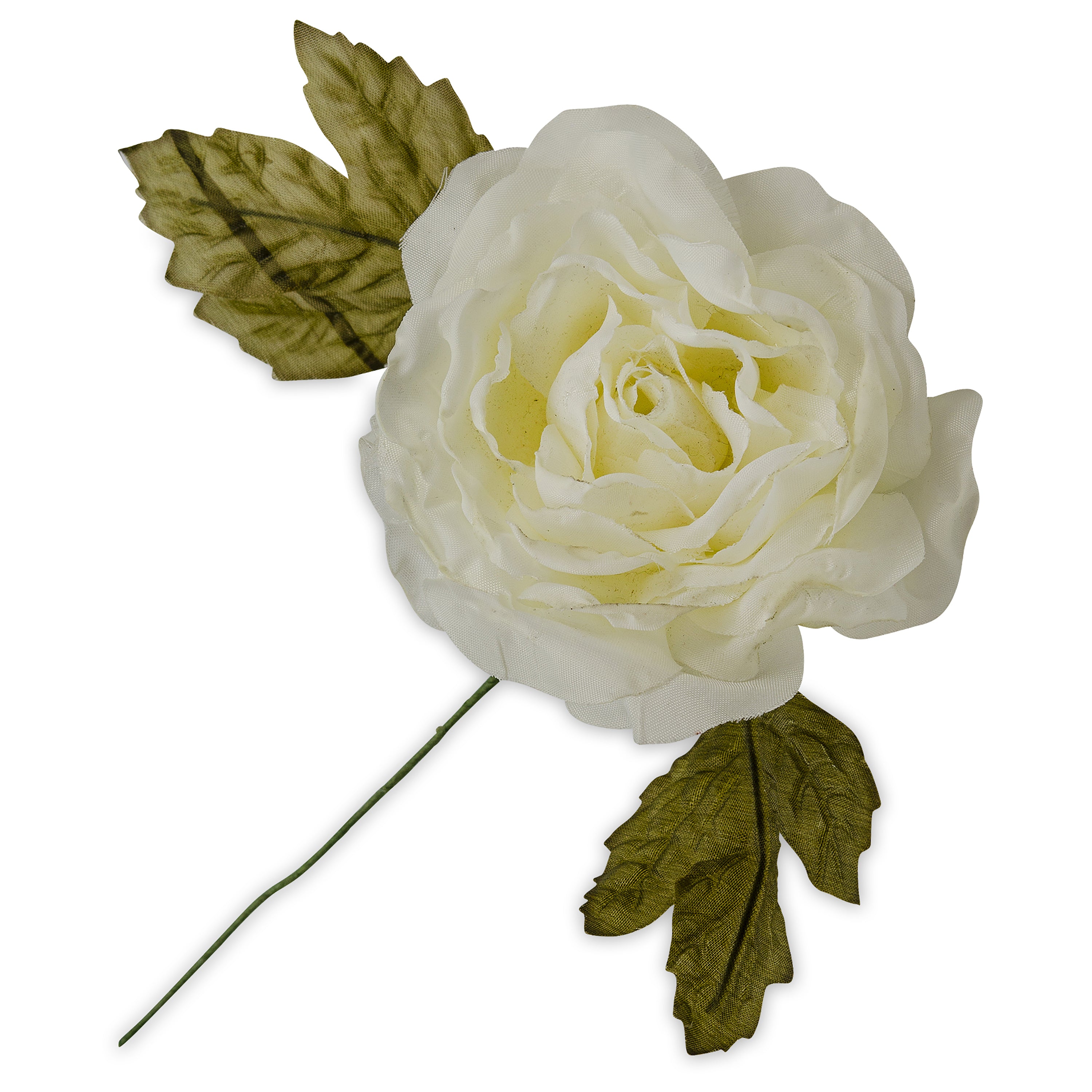 Fabric Flower Ivory Floral Components