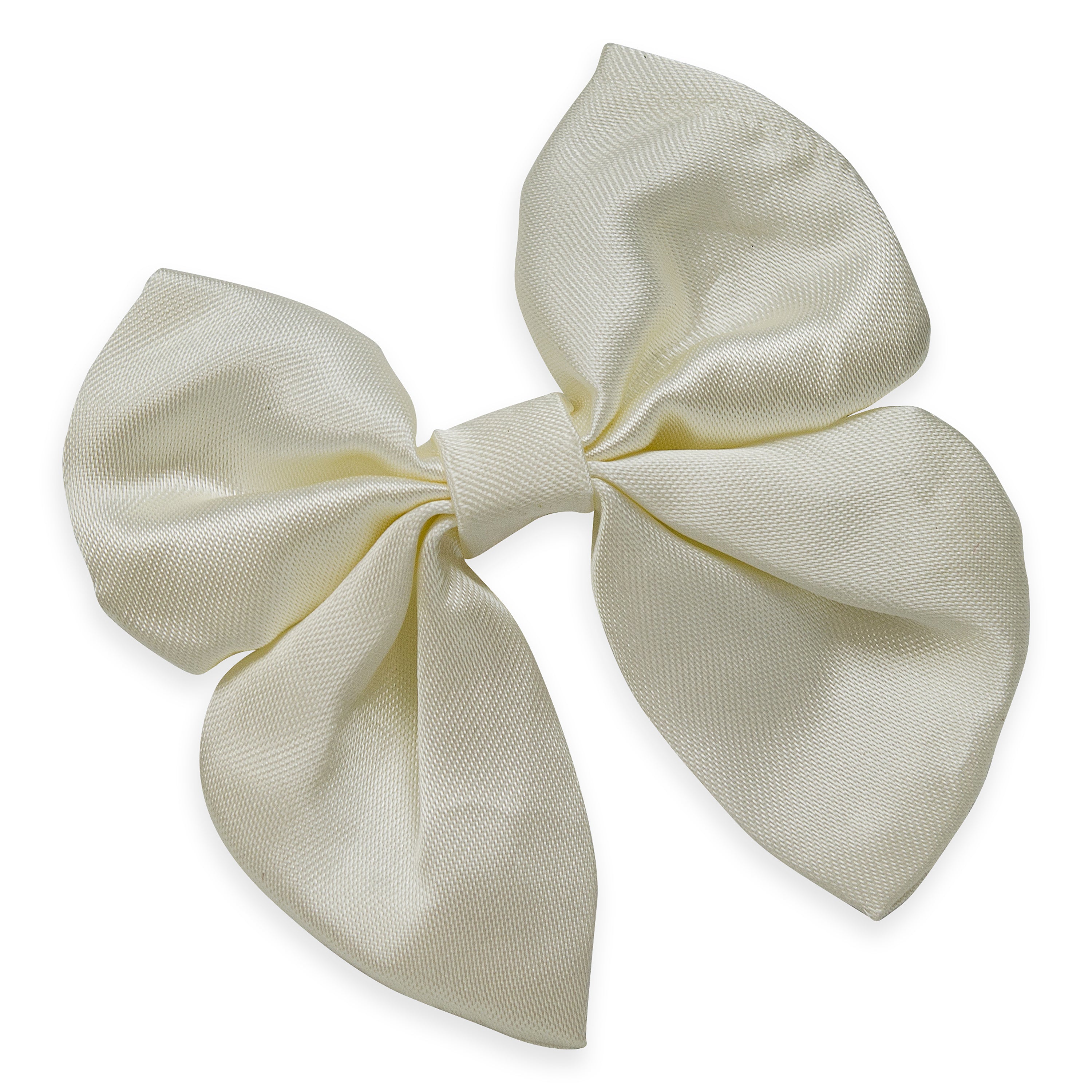 Vintage Bridal Satin Bow Applique Ivory Bridal