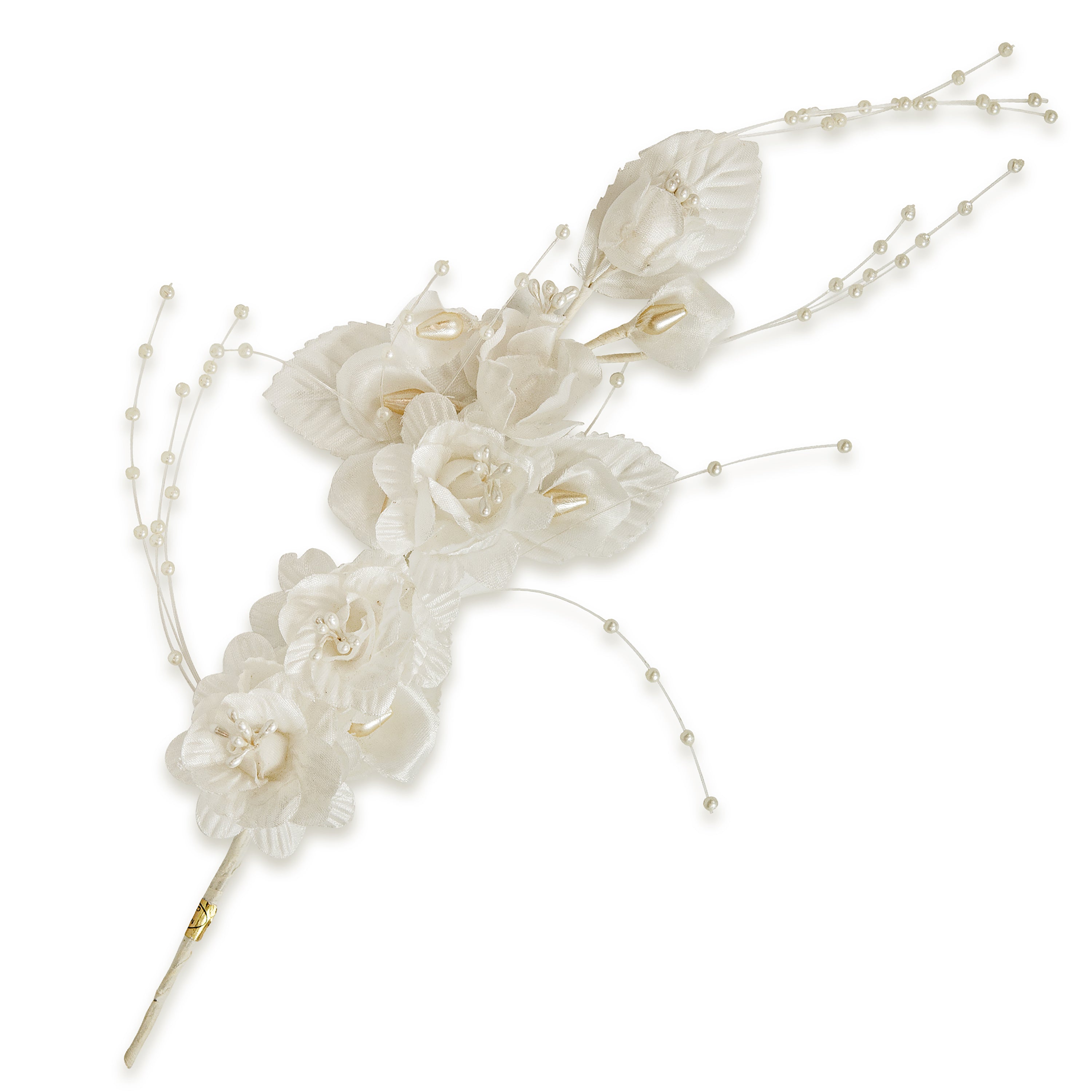 Vintage Bridal Floral with Pearls Spray Default Title Floral Components