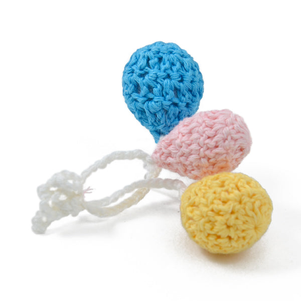 Crochet Balloons Applique/Patch - Multi Colors Appliques