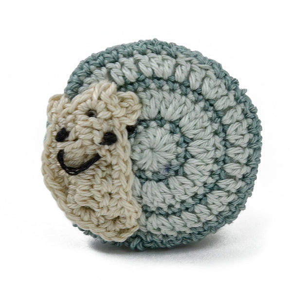 Crochet Snail Applique/Patch - Green Multi Appliques