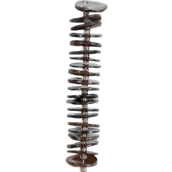 Mop Disk Shell Beads Pack of 100 - Amber Shell & Pearl Beads