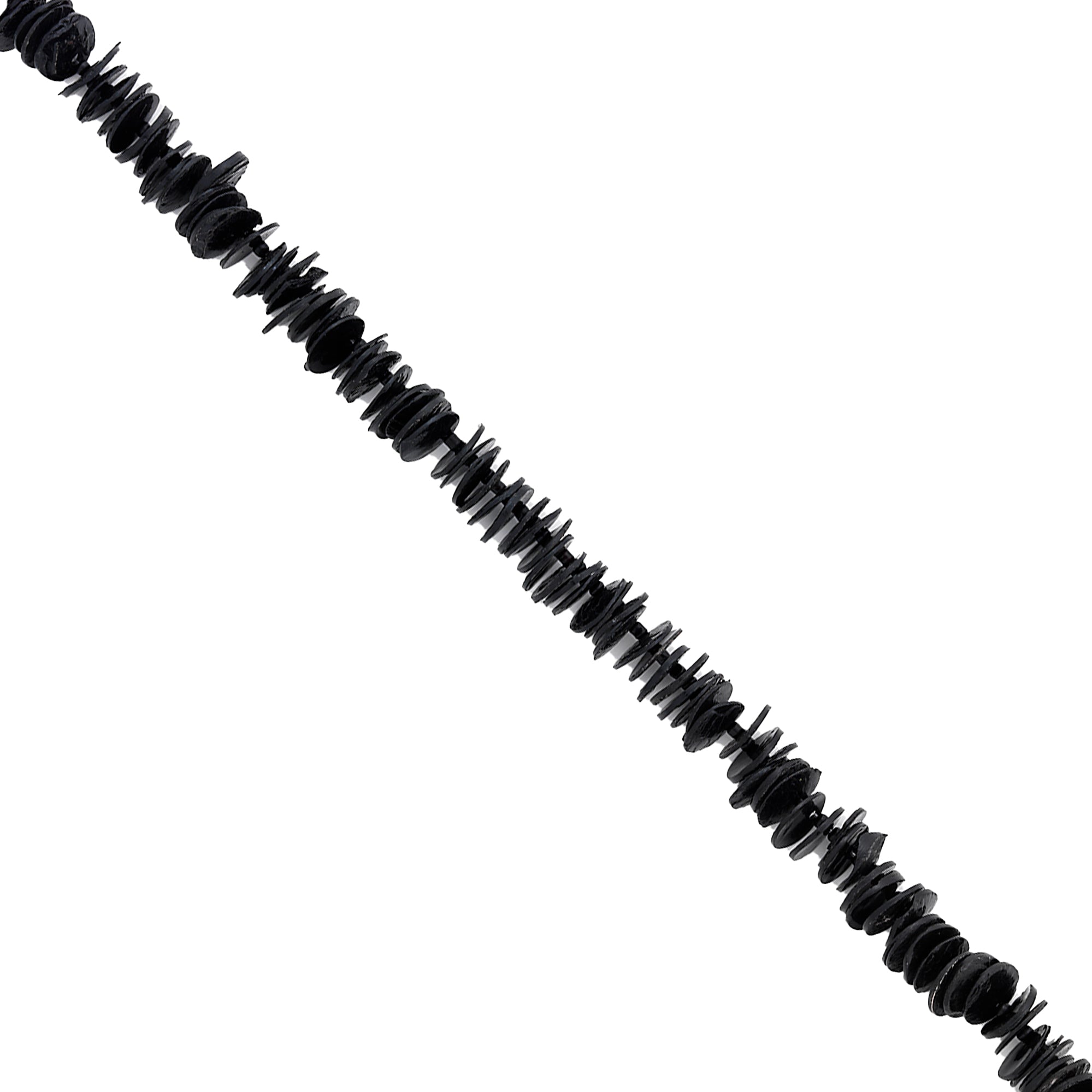 Mop Disk Shell Beads Pack of 100 - Black Shell & Pearl Beads