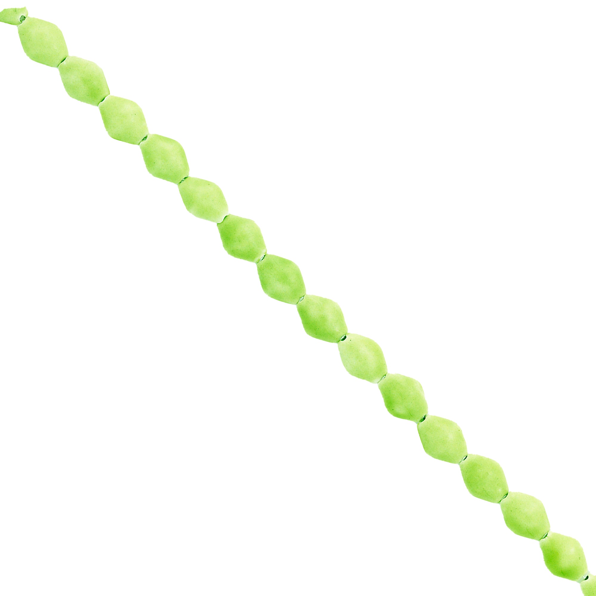 Clay Beads Pack of 16 - Light Lime Crochet & Clay Beads