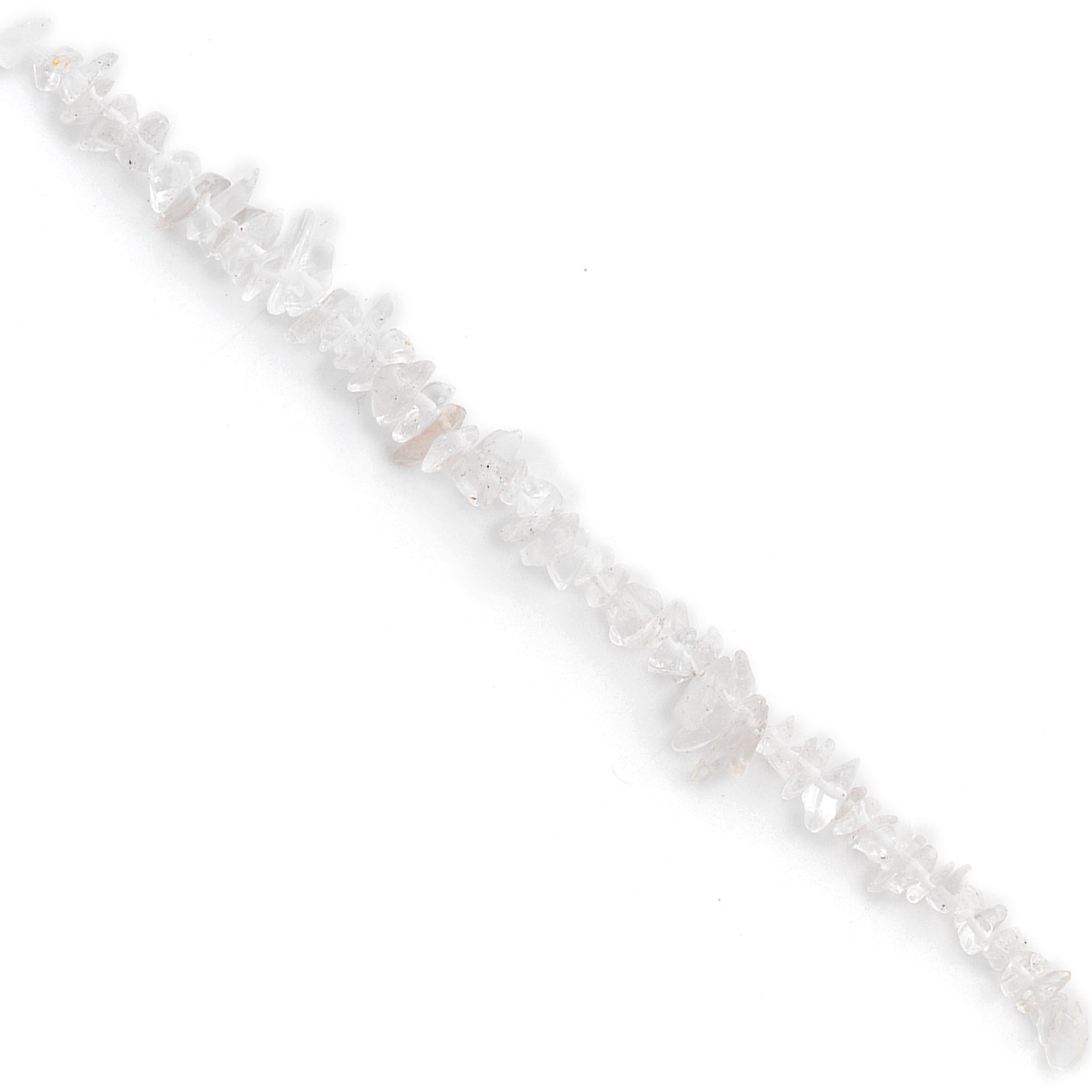 Rock Crystal Chips 6 Inch Strand Rock Crystal Beads