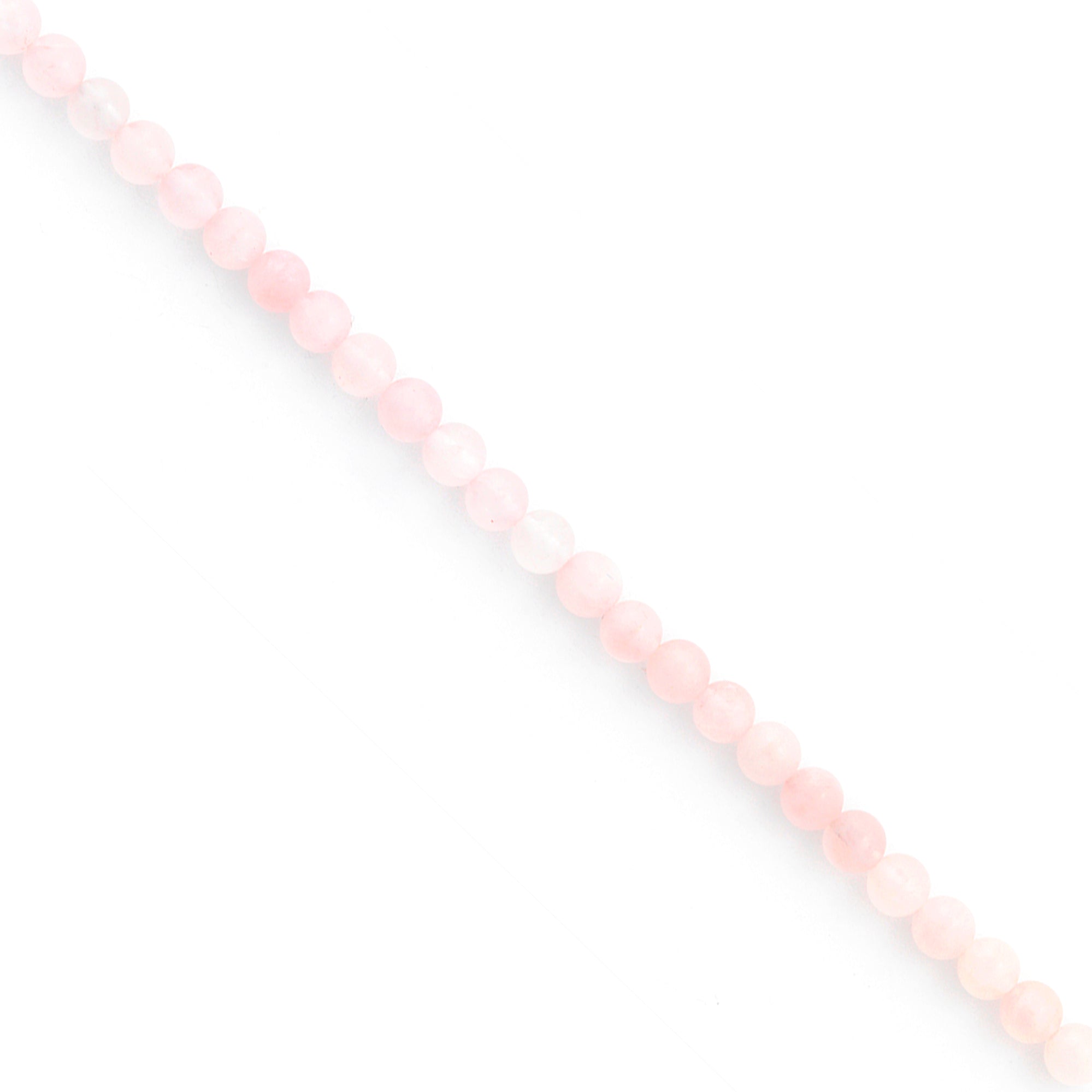 Rose Quartz 6mm round Beads Pack of 25 Rose Quartz Beads
