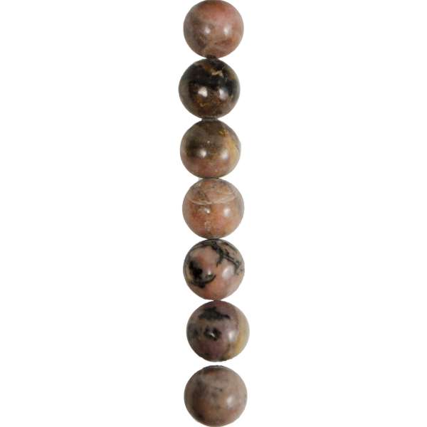 Rhodonite Beads Pack of 18 Rhodonite Beads