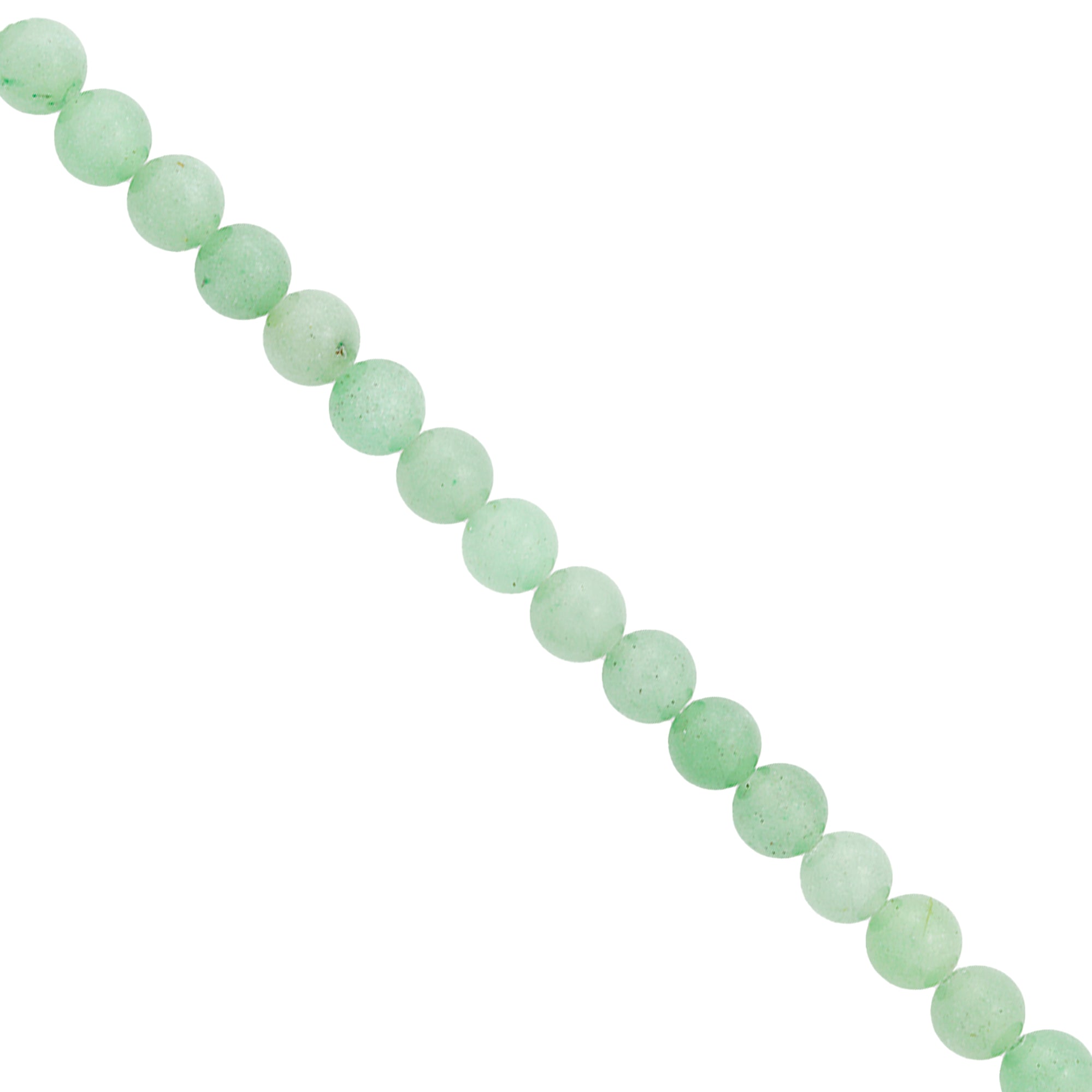 Green Aventurine Beads Pack of 18 - Light Green Green Aventurine Beads