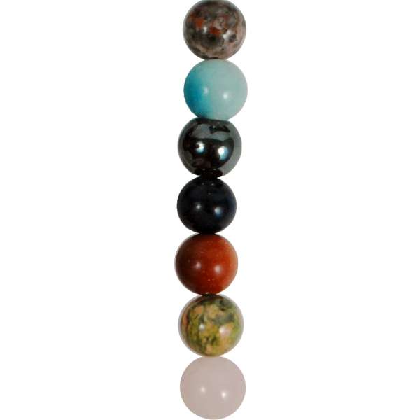 Mixed Color Beads Pack of 18 - Multi Colors Mixed Color Beads