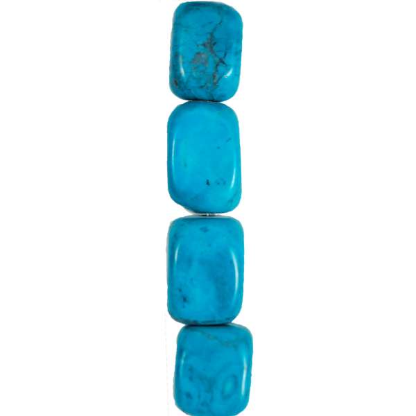 Howlite Turquoise Nugget Beads Pack of 10 Howlite Turquoise Beads