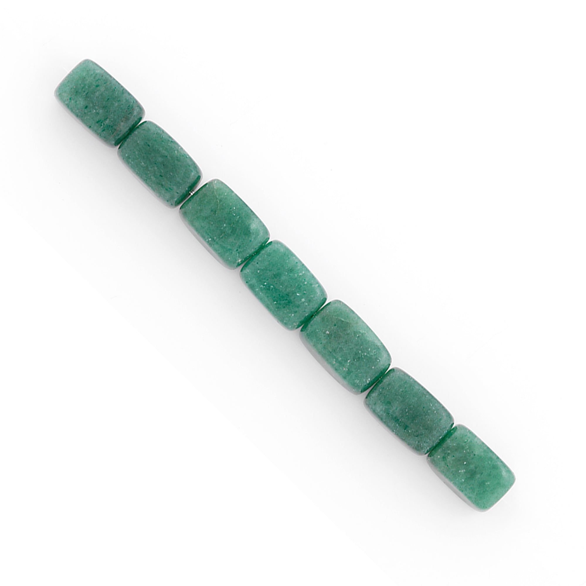 New Jade Nugget Beads Pack of 7 - Green New Jade Beads