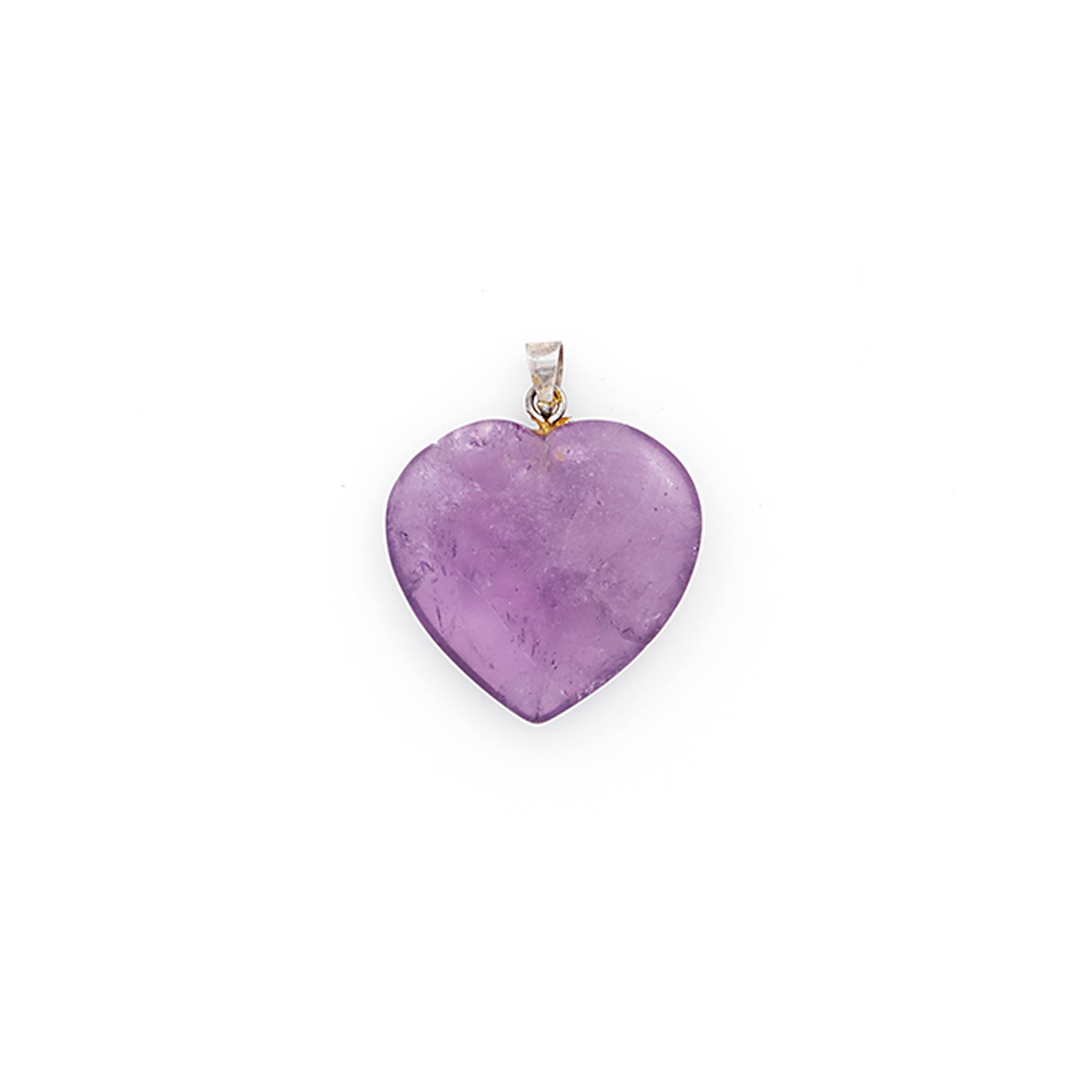 Amethyst Heart Pendant Amethyst Beads