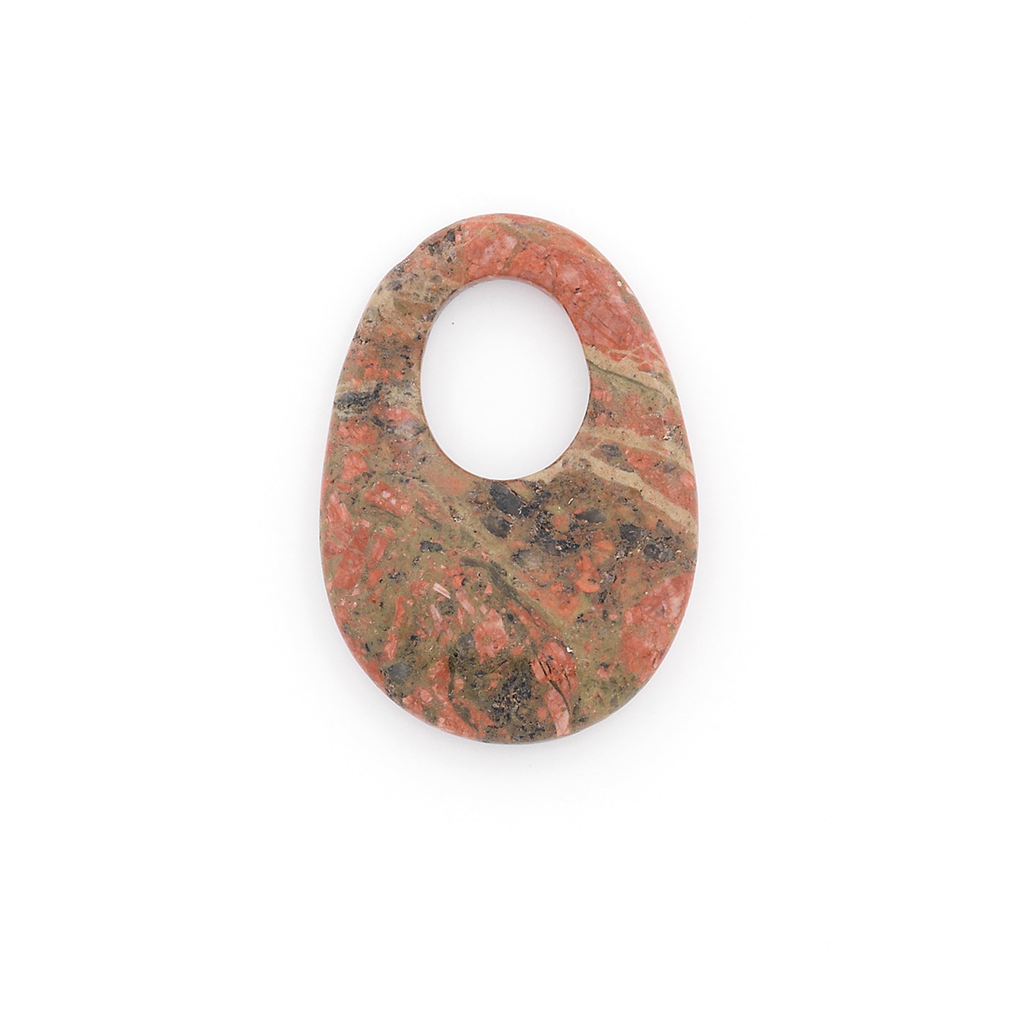 Unakite Go Go Pendant - Multi Colors Unakite Beads