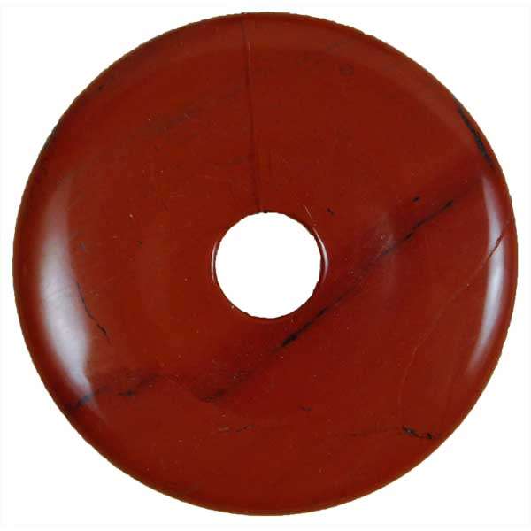 Red Jasper Donut Pendant Red Jasper Beads