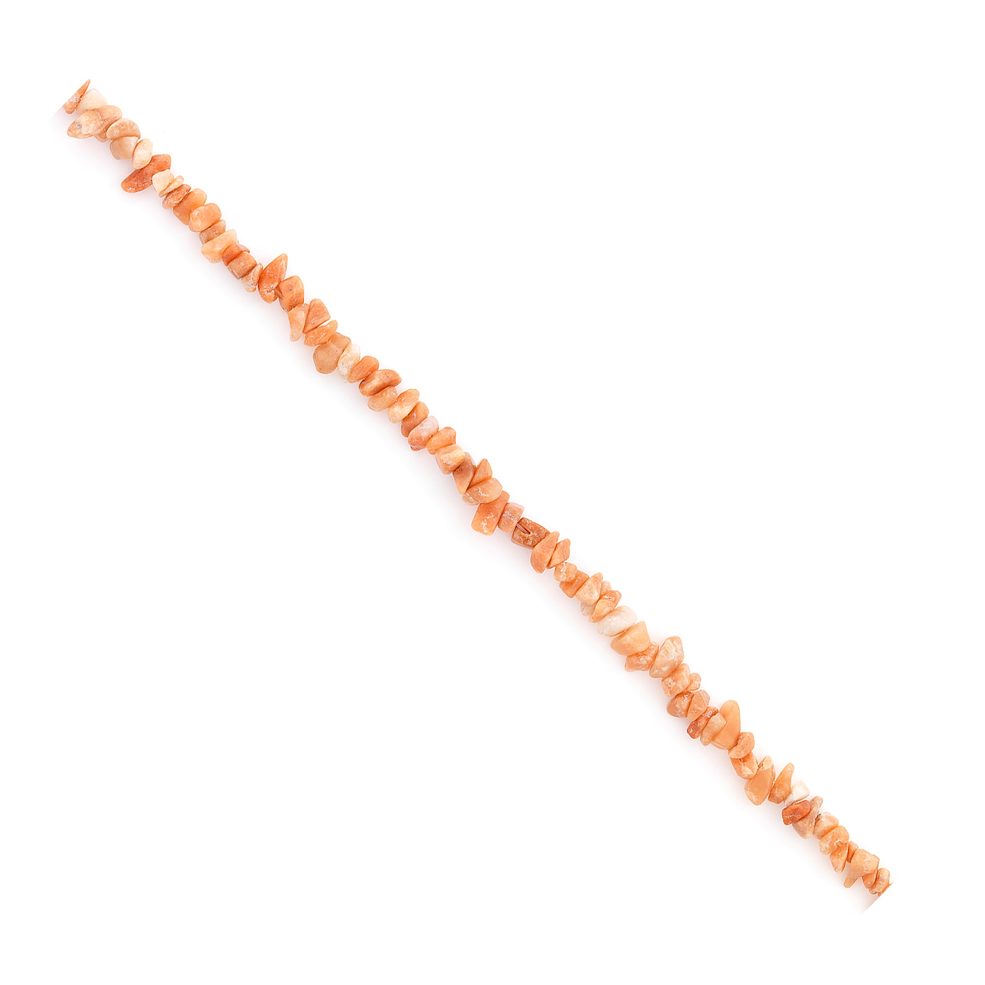 Red Aventurine Chips 16 Inch Strand Gemstone Beads