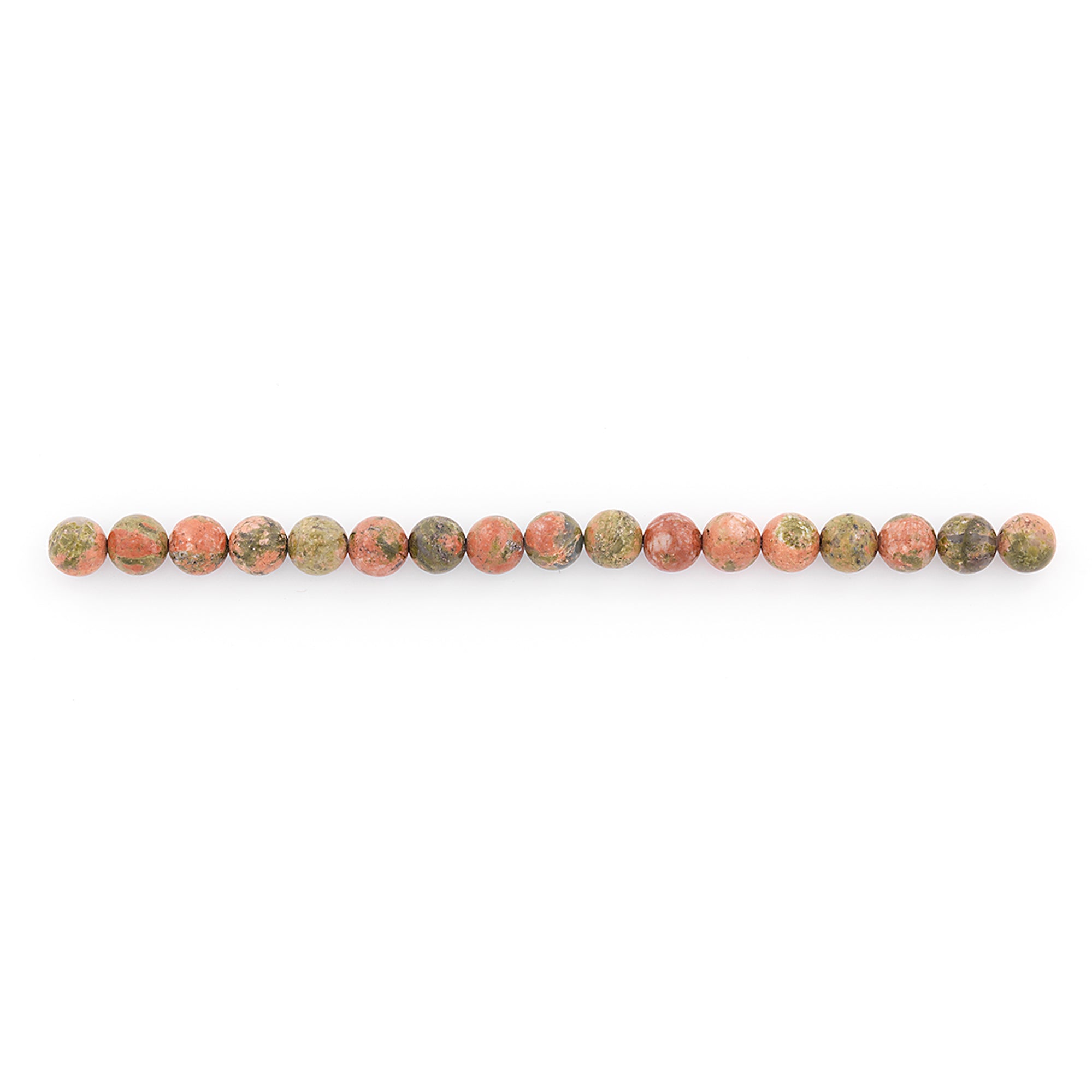 Unakite Beads Pack of 18 - Multi Colors Unakite Beads
