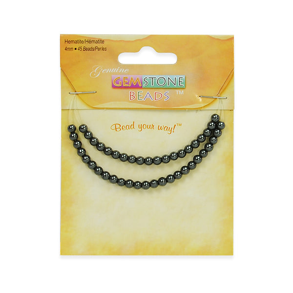 Hematite Beads Pack of 45 - Onyx Hematite Beads