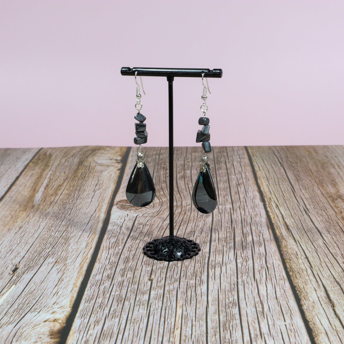 Amethyst Drop Pendants Pack of 2 Amethyst Beads