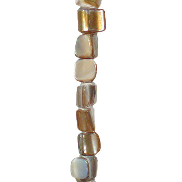 Sea Shell 4-6mm Nugget Beads 16" Strand (52-58) Natural Shell & Pearl Beads