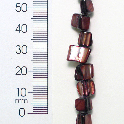 Sea Shell 4-6mm Nugget Beads 16" Strand (52-58) Mauve - Natural Shell & Pearl Beads