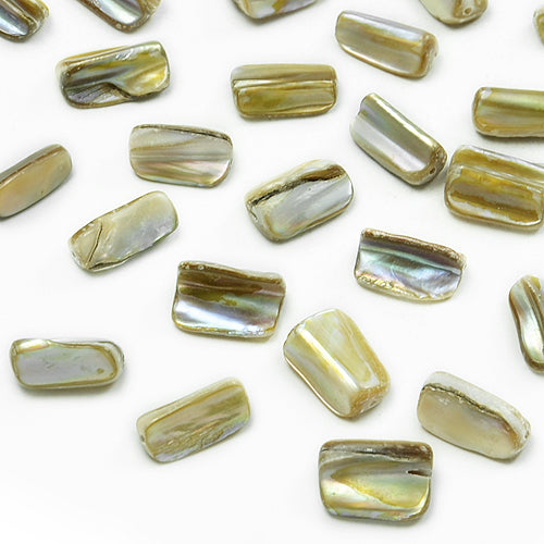 Sea Shell 5-12 mm Tubular Beads 16" Strand (28 beads) Natur - Natural Shell & Pearl Beads