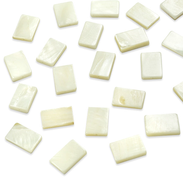 Tinted Shell Beads - Natural - 10x15mm - 2 x 8" Strand Shell & Pearl Beads