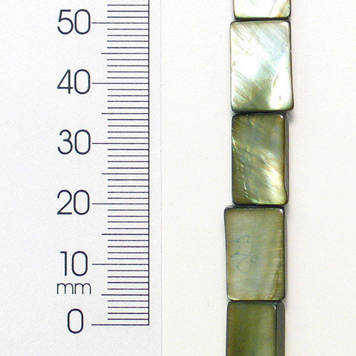 Tinted Shell Beads - Teal - 10x15mm - 2 x 8" Strand - Natural Shell & Pearl Beads