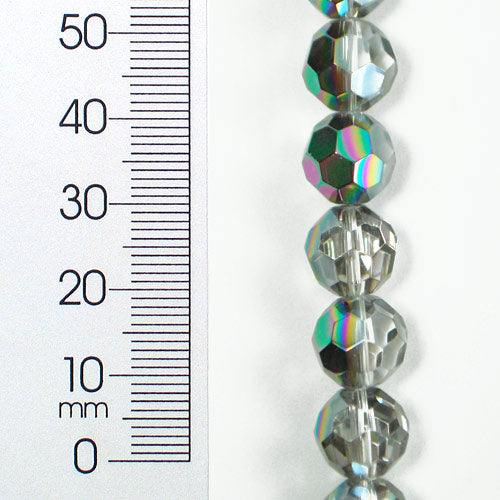 Faceted Glass Bead 8 Inch Strand - Multi Colors Glass Beads