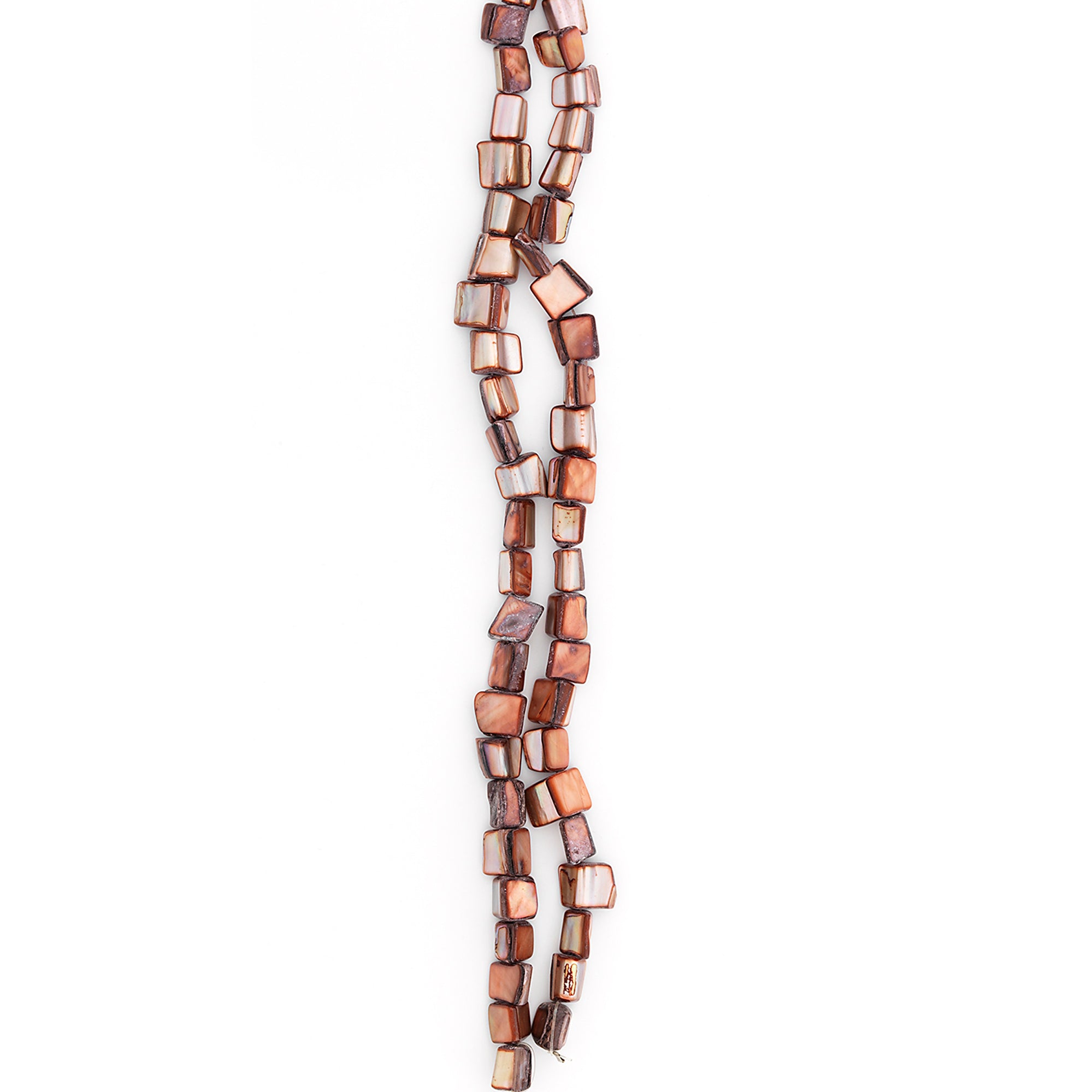 Sea Shell 4-6mm Nugget Beads 16" Strand (52-58) Mauve - Natural Shell & Pearl Beads