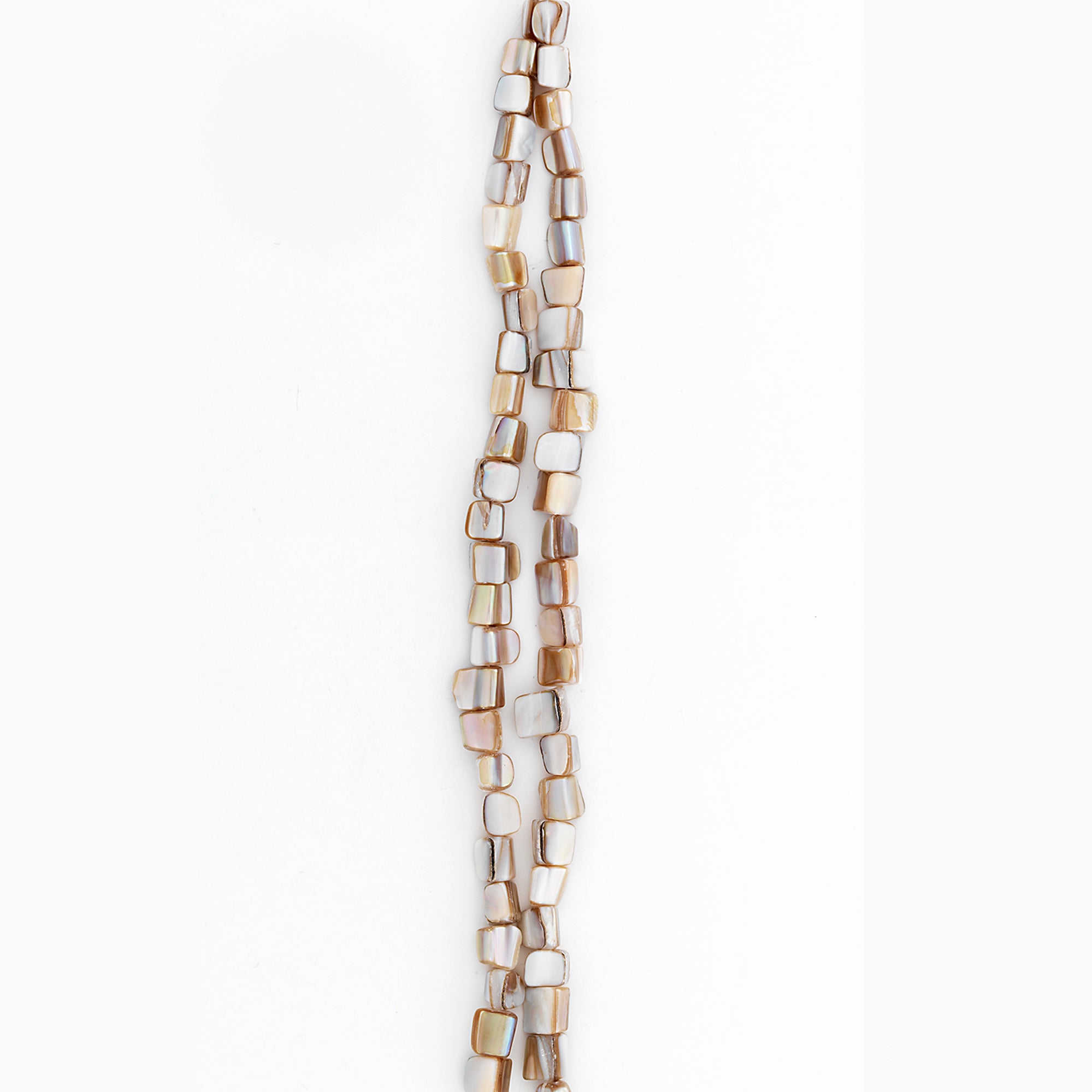 Sea Shell 4-6mm Nugget Beads 16" Strand (52-58) Natural Shell & Pearl Beads