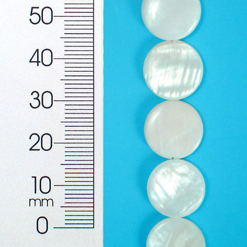 Tinted Shell Round Natural 2x8" Strand Shell & Pearl Beads