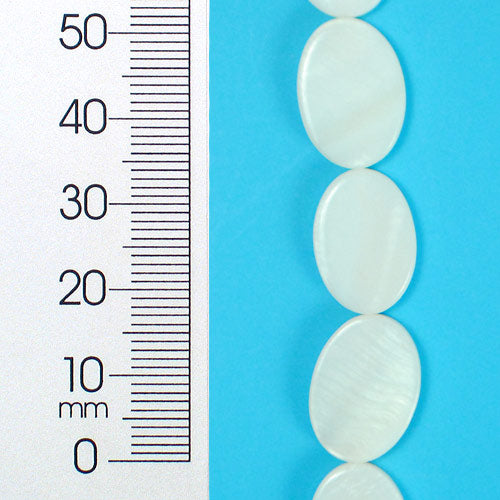 Tinted Shell 10x17mm Oval Natural 2x8" Shell & Pearl Beads