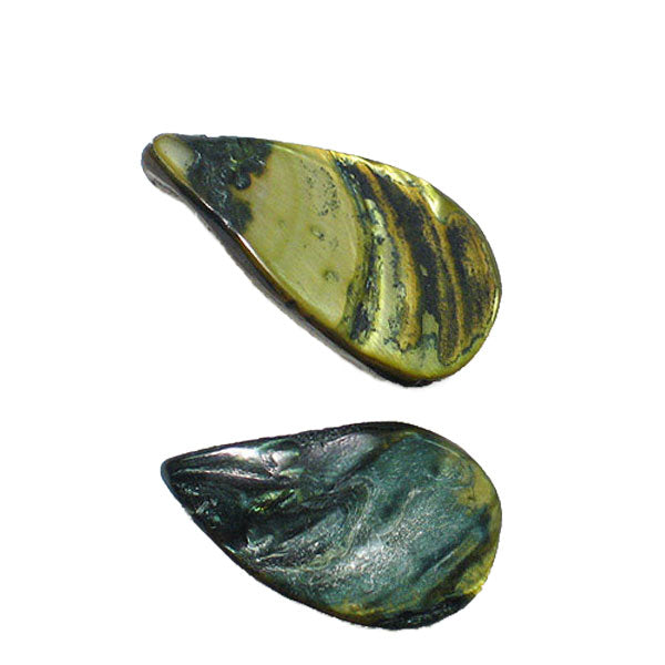 Sea Shell Hand Crafted Fan/Drop Shape Beads/Pandants - Natural Shell & Pearl Beads