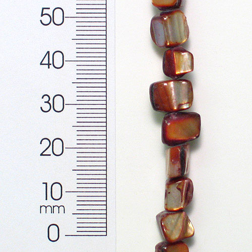 Sea Shell 4-6mm Nugget Beads 16" Strand (52-58) - Natural Shell & Pearl Beads
