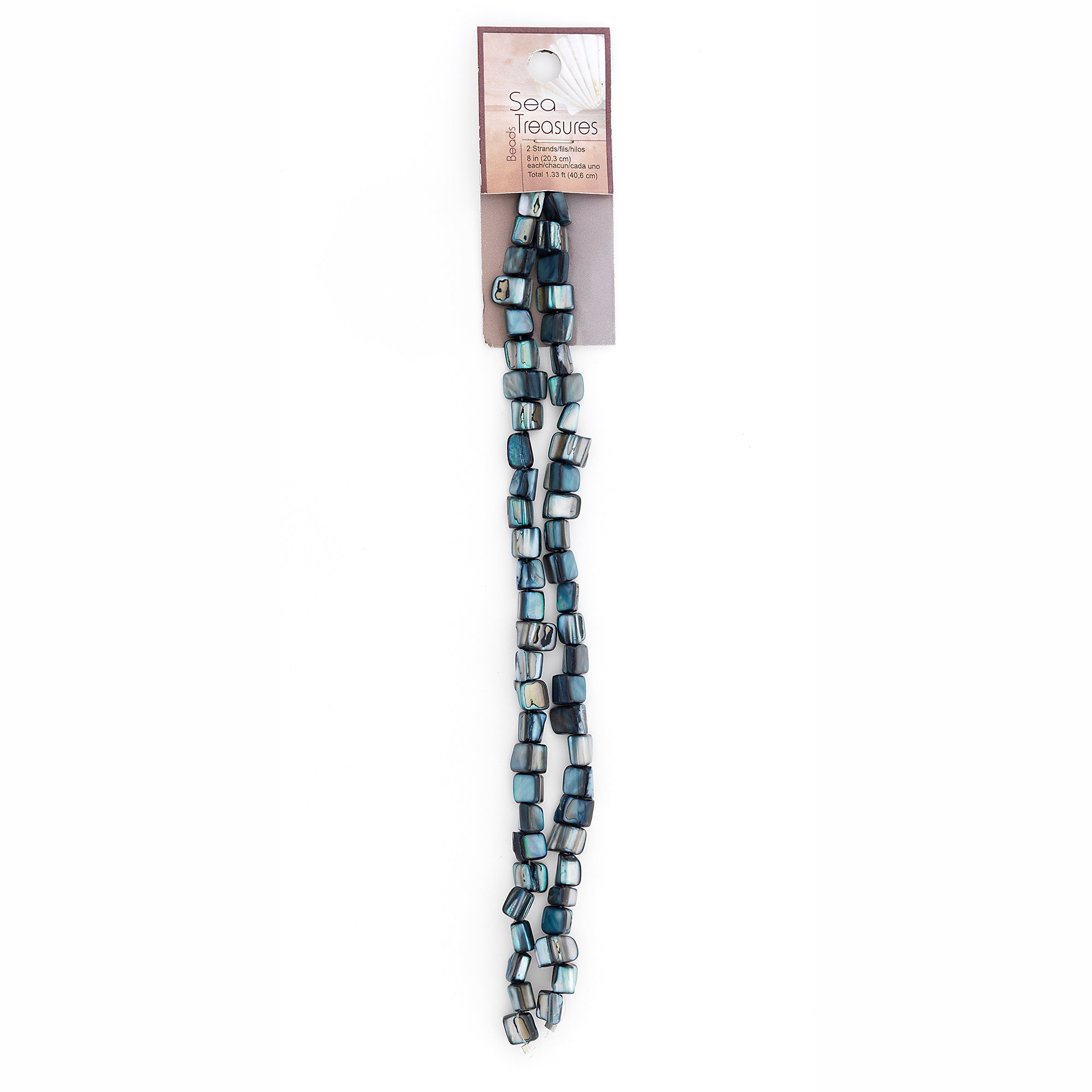 Sea Shell 4-6mm Nugget Beads 16" Strand (52-58) - Natural Shell & Pearl Beads