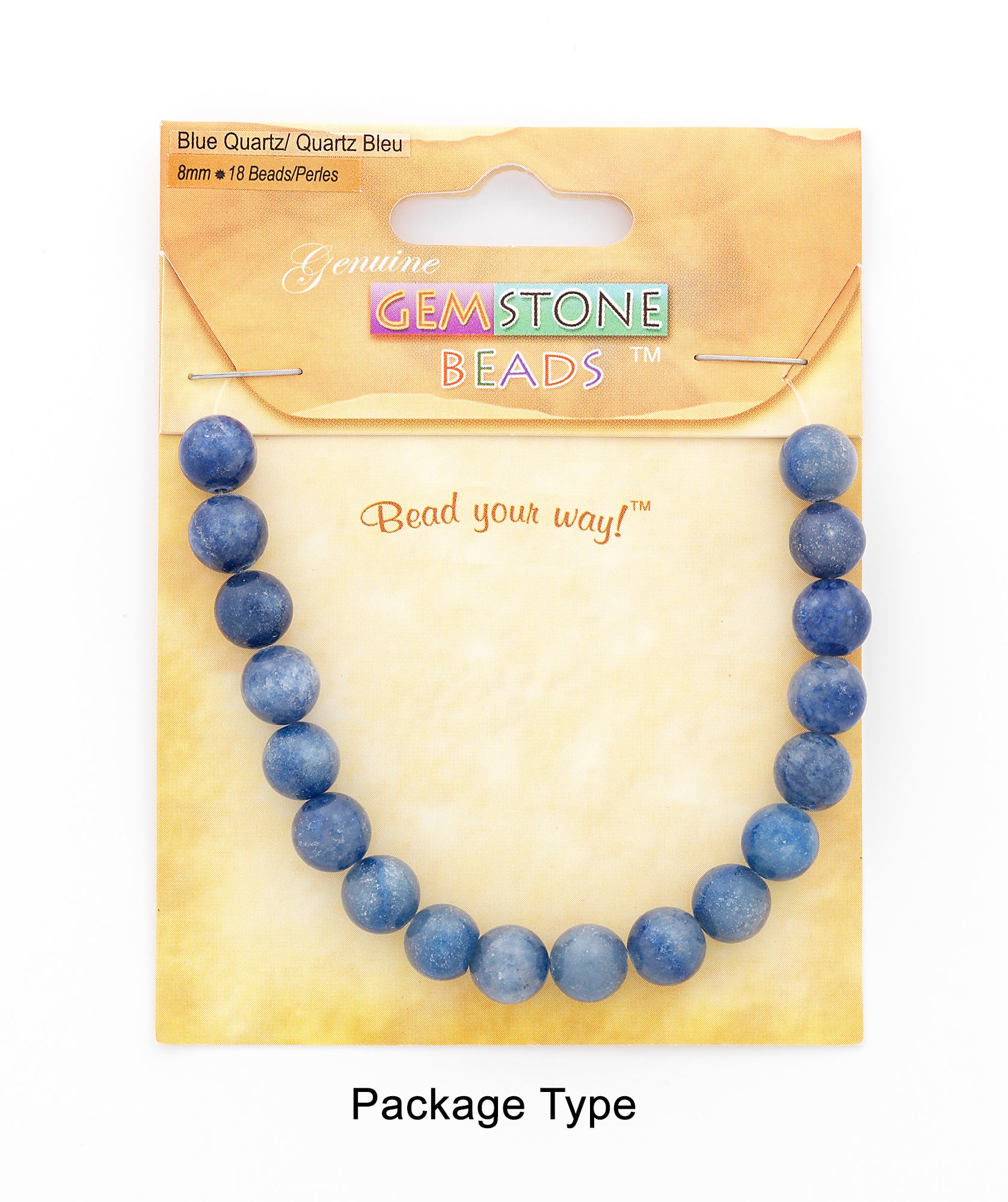 Blue Quartz Natural Gemstone Beads Collection Value Pack Jewelry Beads