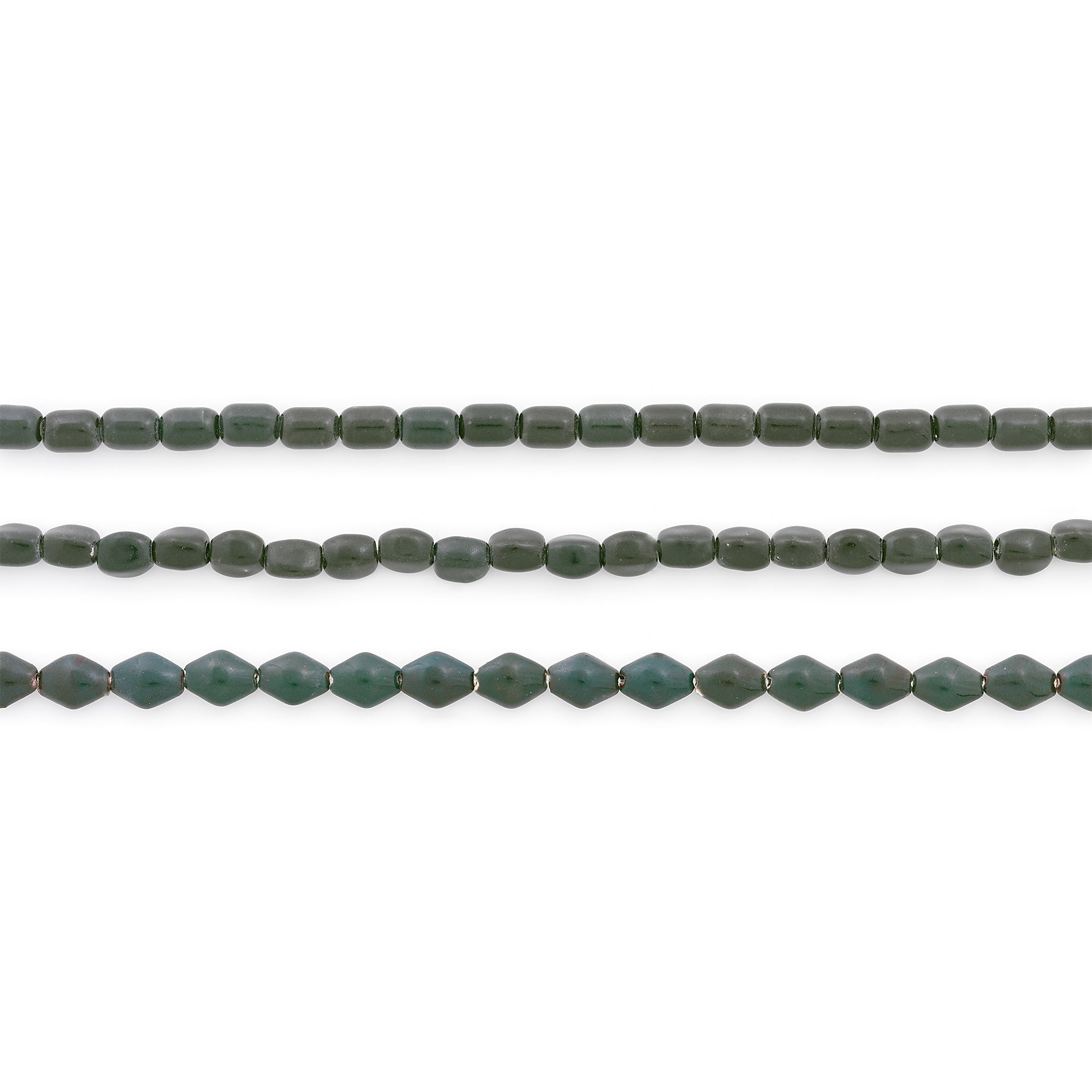 Sashka Clay Beads Collection Value Pack - Dark Green Jewelry Beads