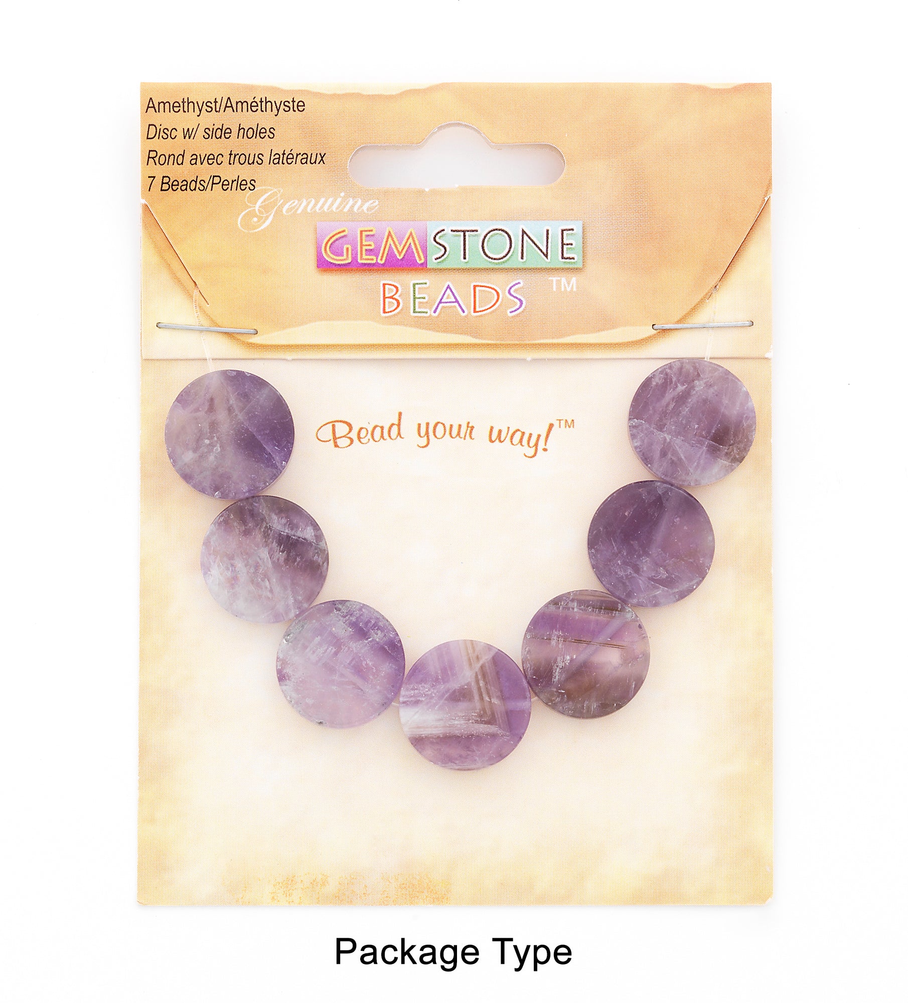 Amethyst Natural Gemstone Beads and Pendants Collection - Value Pack Jewelry Beads