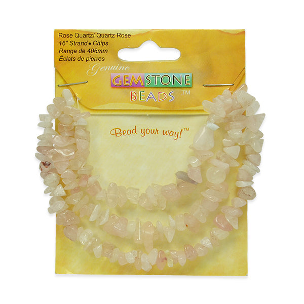 Rose Quartz Natural Gemstone Beads and Pendant Collection Value Pack B Jewelry Beads