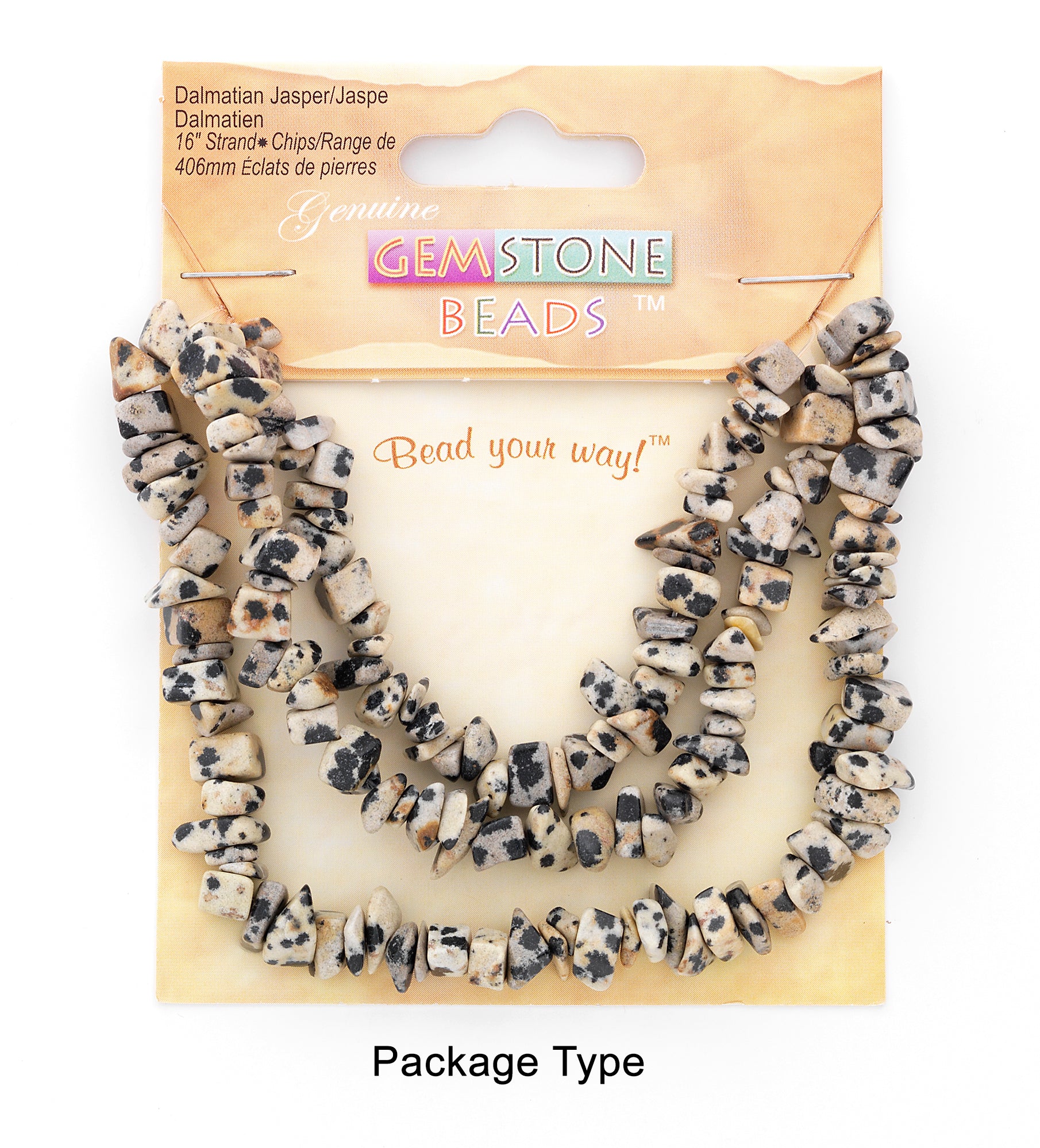 Dalmatian Jasper Natural Gemstone Beads Value Pack for Jewelry Making - Black Multi Jewelry Beads