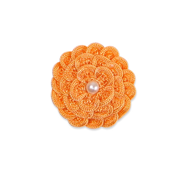 Wild Rose Bouquet Accent Applique/Patch Peach Appliques