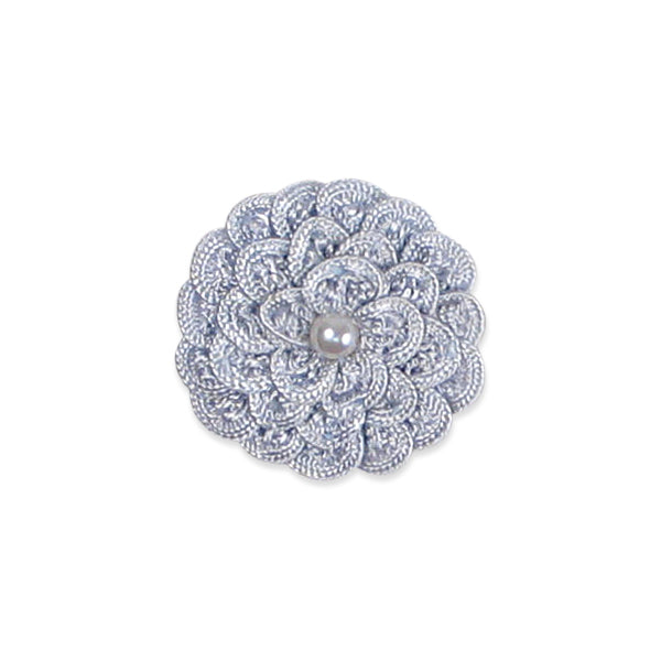 Wild Rose Bouquet Accent Applique/Patch Baby Blue Appliques
