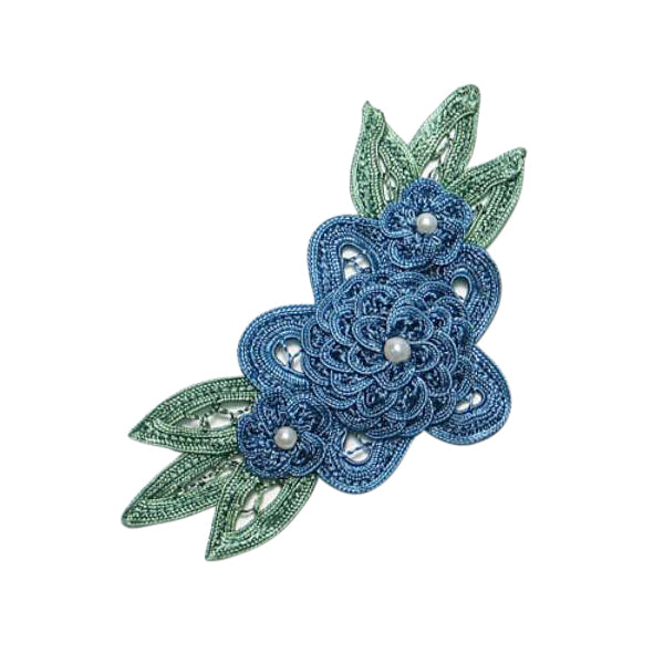 Craft Bouquet Accent Melissa Applique/Patch Blue Appliques