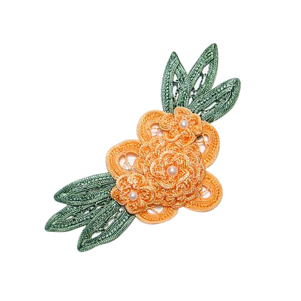 Craft Bouquet Accent Melissa Applique/Patch Peach Appliques