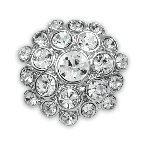 1" Sparkle Rhinestone Button - Crystal Buttons