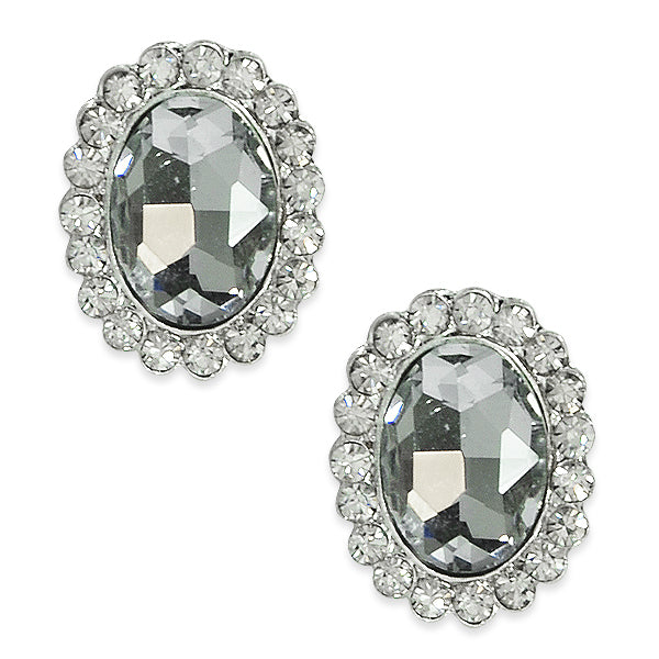 Glass Rhinestone Buttons with XL Center Rhinestone - Crystal Buttons & Closures
