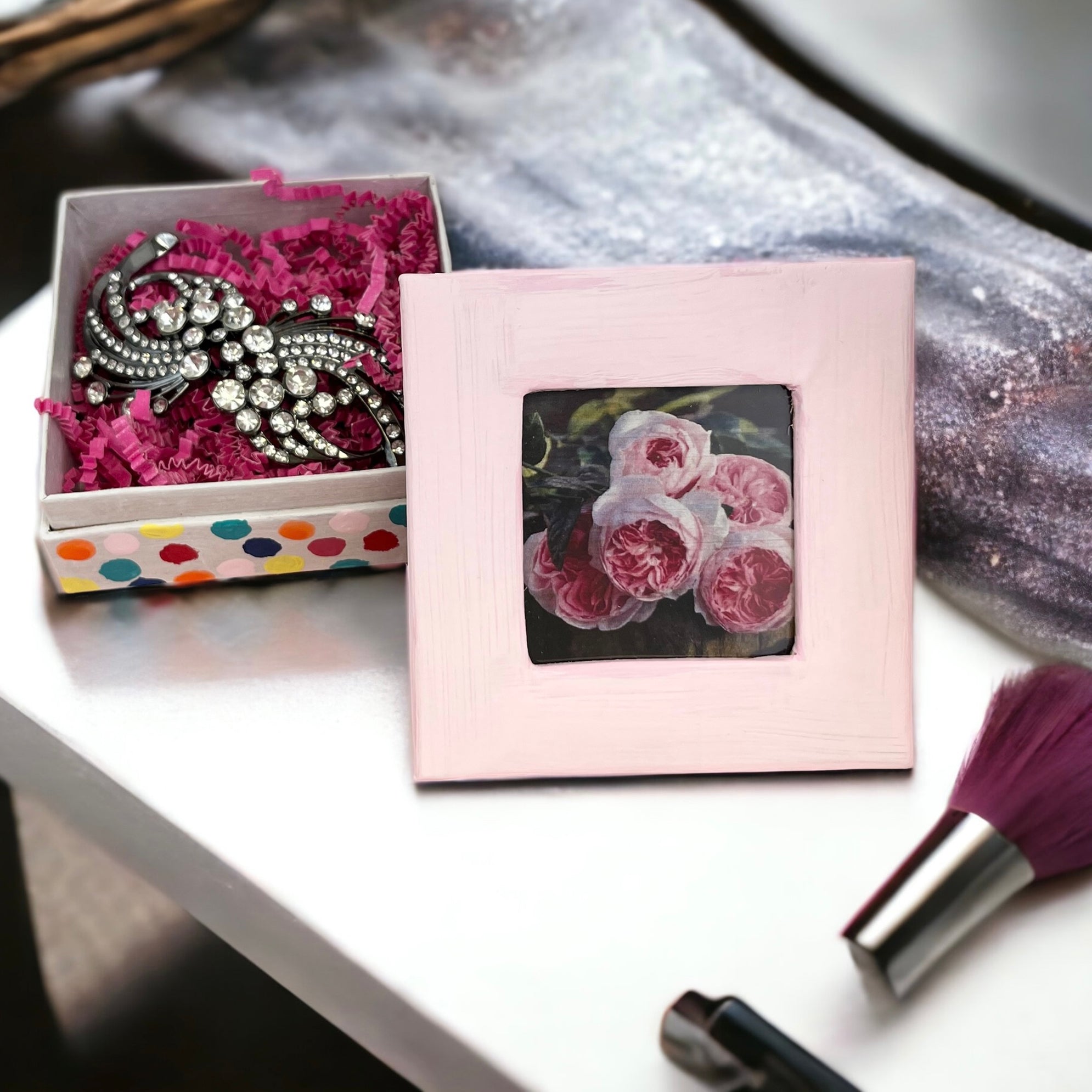 Square Photo Box - Small - Natural Boxes & Containers