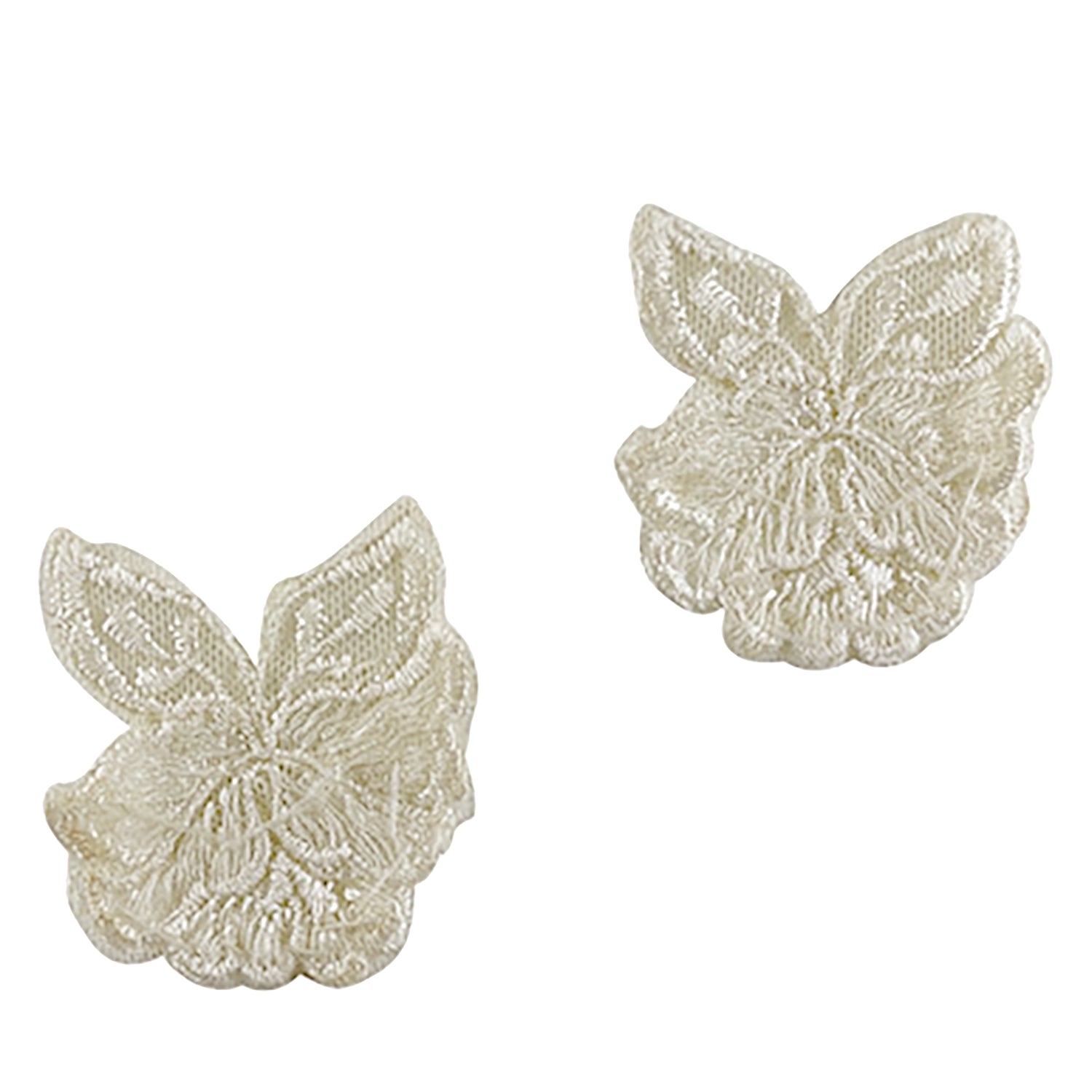 Vintage Corded Lace Applique (Pack of 2) - Ivory Bridal